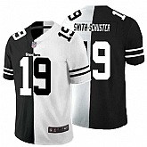 Nike Steelers 19 JuJu-Smith Schuster Black And White Split Vapor Untouchable Limited Jersey Dyin,baseball caps,new era cap wholesale,wholesale hats